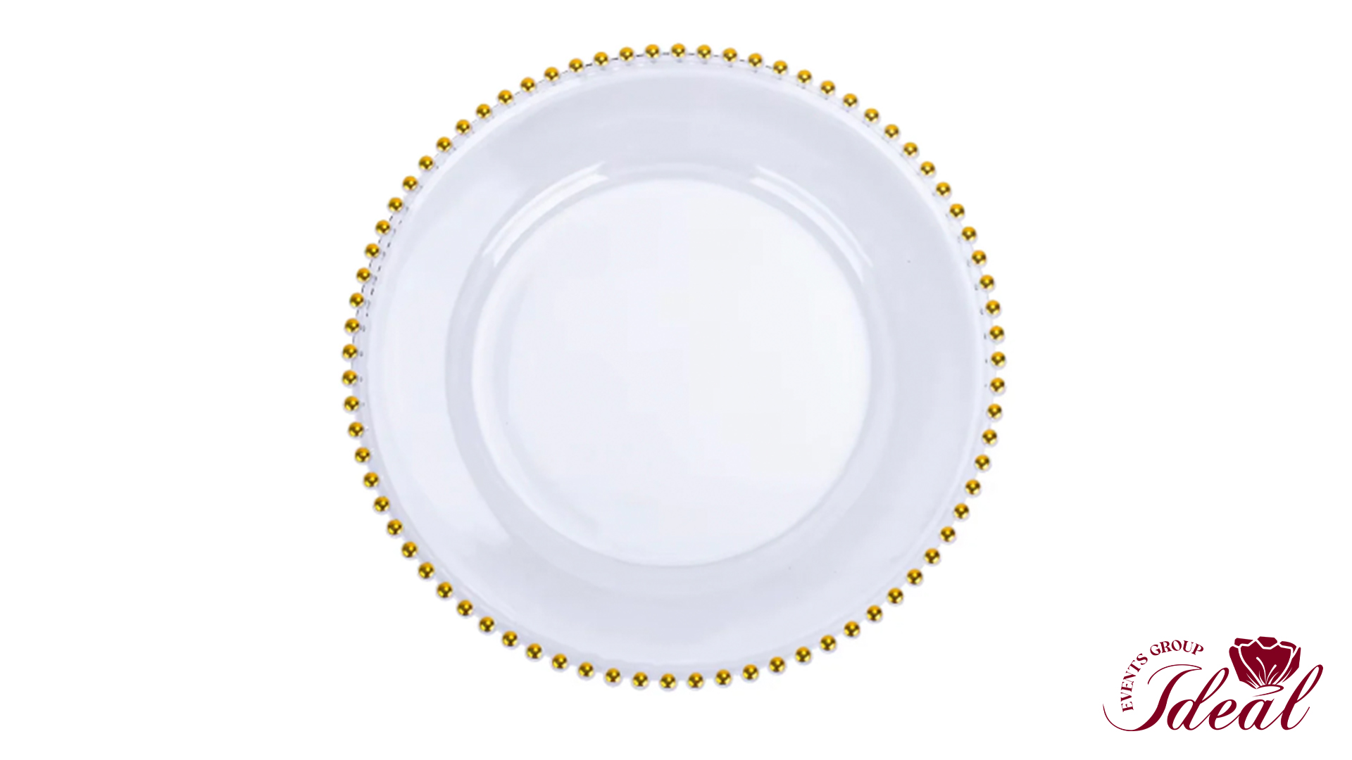 Beaded charger plates hire Melbourne